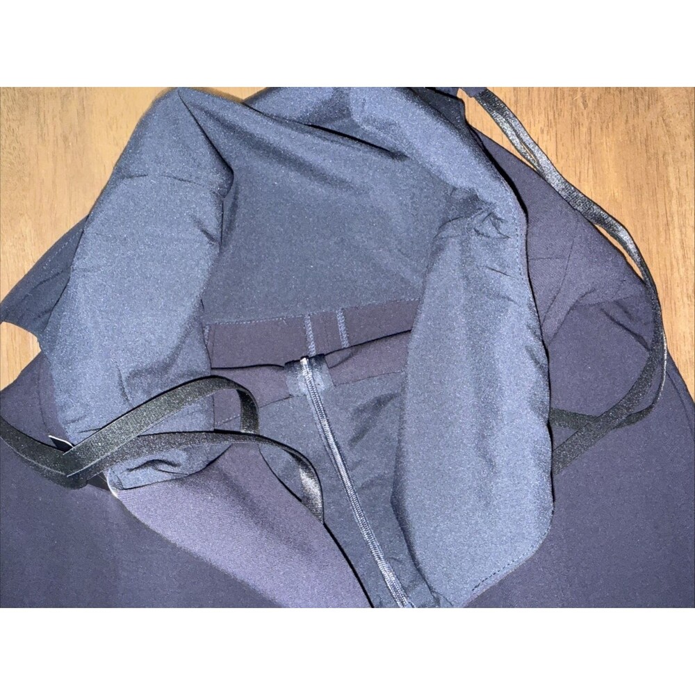 French Connection Navy Crepe Strappy Tapered Leg Jumpsuit NWT 8 Pockets Pleated! - Picture 10 of 11